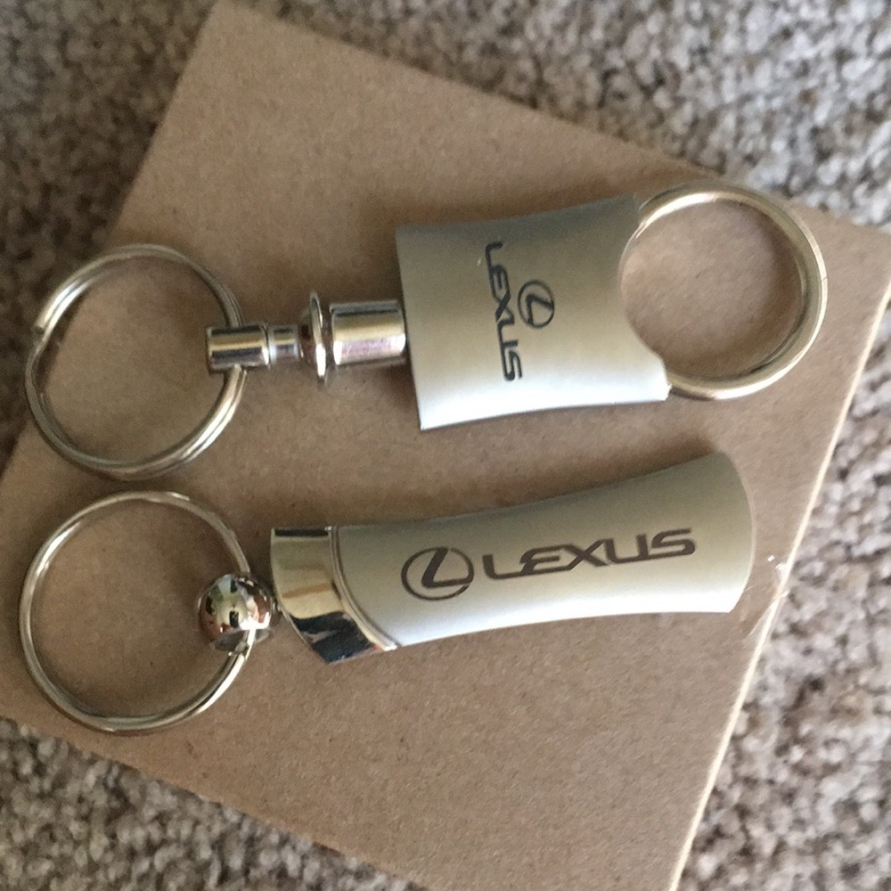 Lexus silver keychains